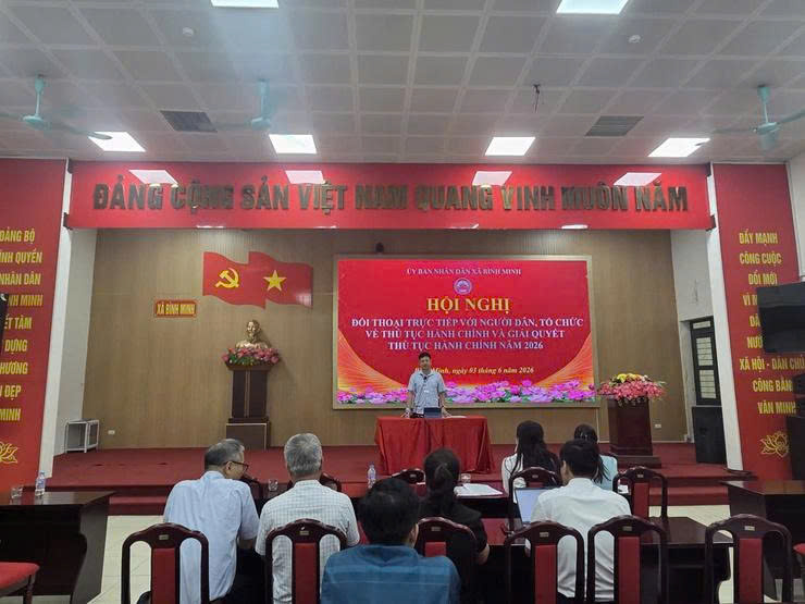 UBND xã Bình Minh đối thoại với người dân, doanh nghiệp, nâng cao chất lượng giải quyết thủ tục hành chính
