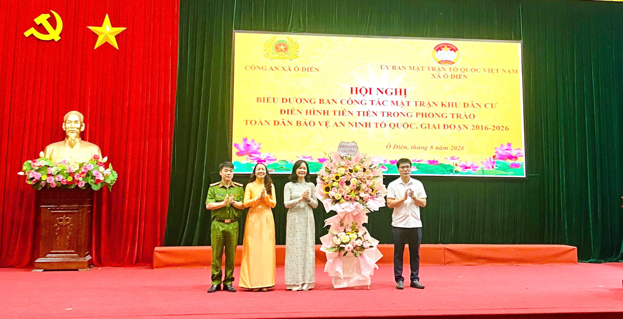 Xã Ô Diên lan tỏa sức mạnh toàn dân giữ vững an ninh, trật tự từ cơ sở