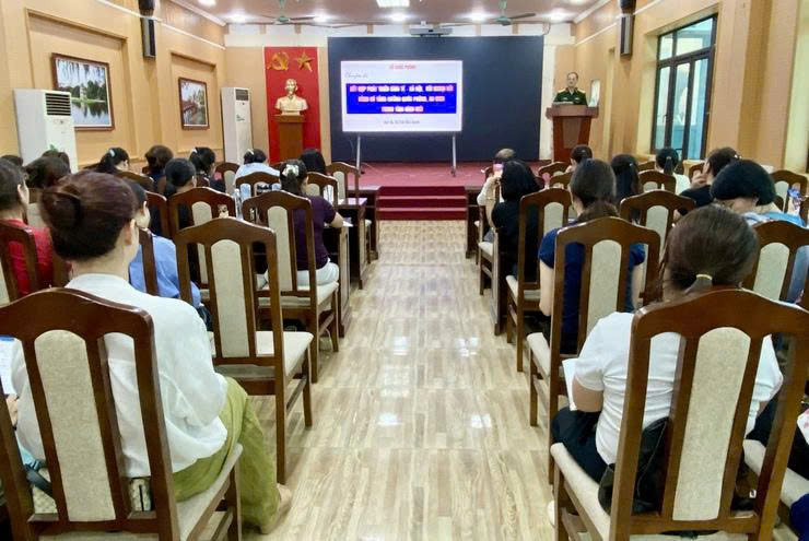 Hội đồng Giáo dục Quốc phòng và An ninh xã Đại Thanh nâng cao chất lượng bồi dưỡng kiến thức quốc phòng, an ninh cho cán bộ năm 2026