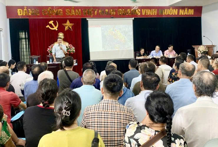 UBND xã Đại Thanh triển khai chủ trương thực hiện Dự án trục không gian Quốc lộ 1A gắn với chỉnh trang, tái thiết đô thị