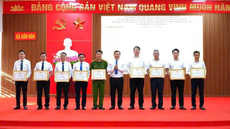 Xã Dân Hòa tạo dấu ấn sau một năm vận hành mô hình chính quyền địa phương hai cấp