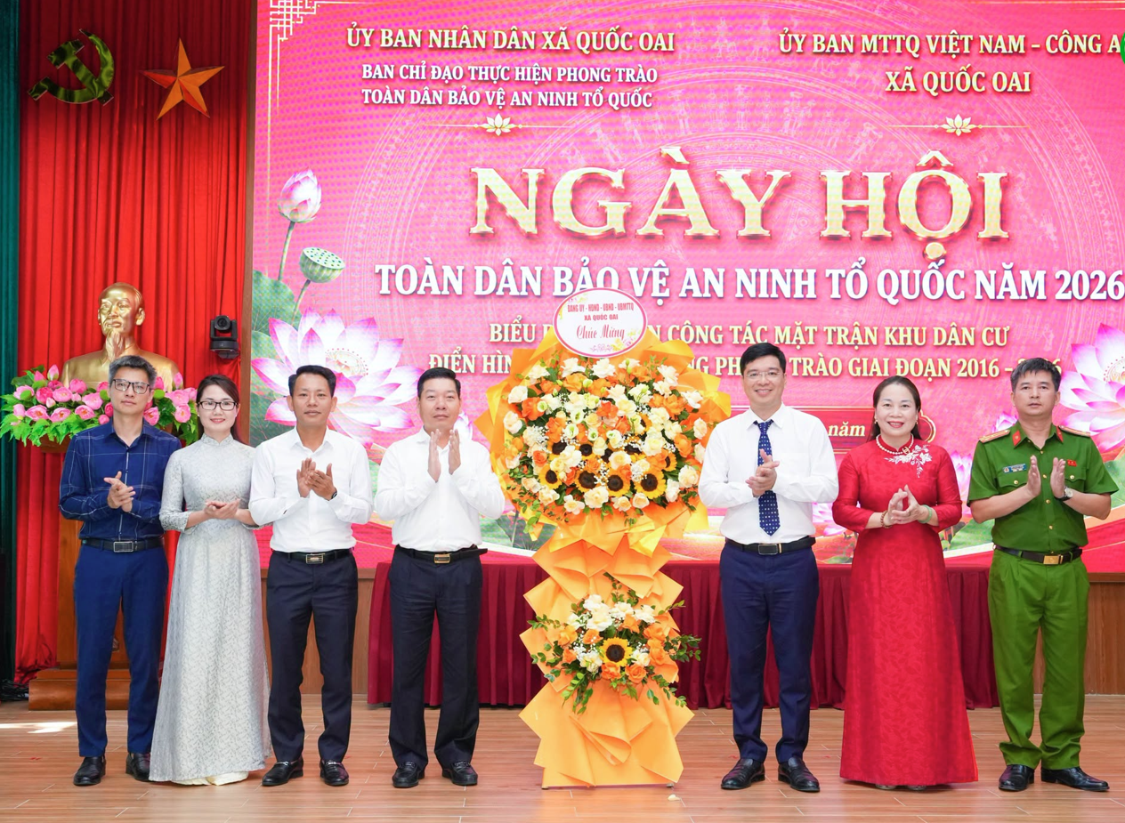Xã Quốc Oai: Lan tỏa sức mạnh nhân dân, xây dựng thế trận an ninh vững chắc từ cơ sở