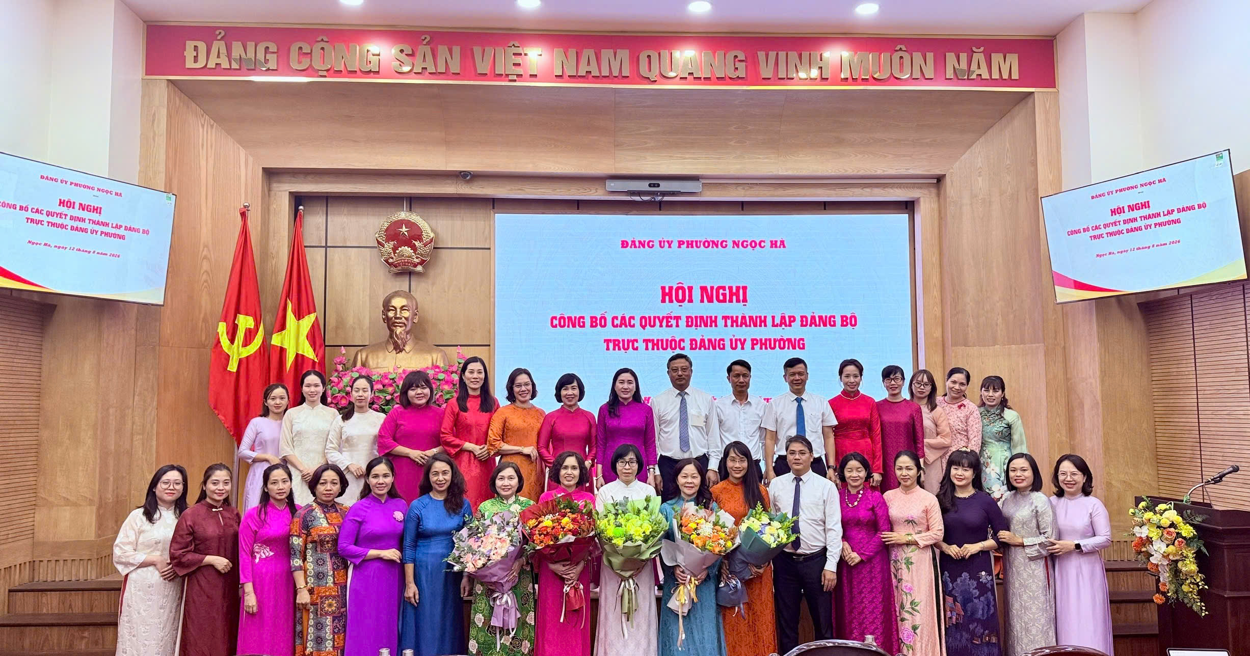 Phường Ngọc Hà kiện toàn 5 Đảng bộ trường học, nâng sức lãnh đạo sau sắp xếp