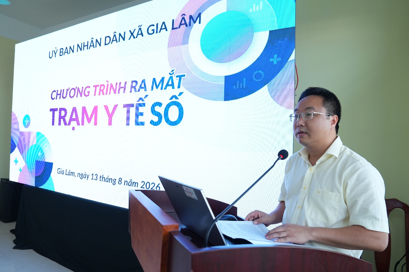 Xã Gia Lâm ra mắt mô hình Trạm Y tế số, nâng cao chất lượng chăm sóc sức khỏe và phục vụ nhân dân