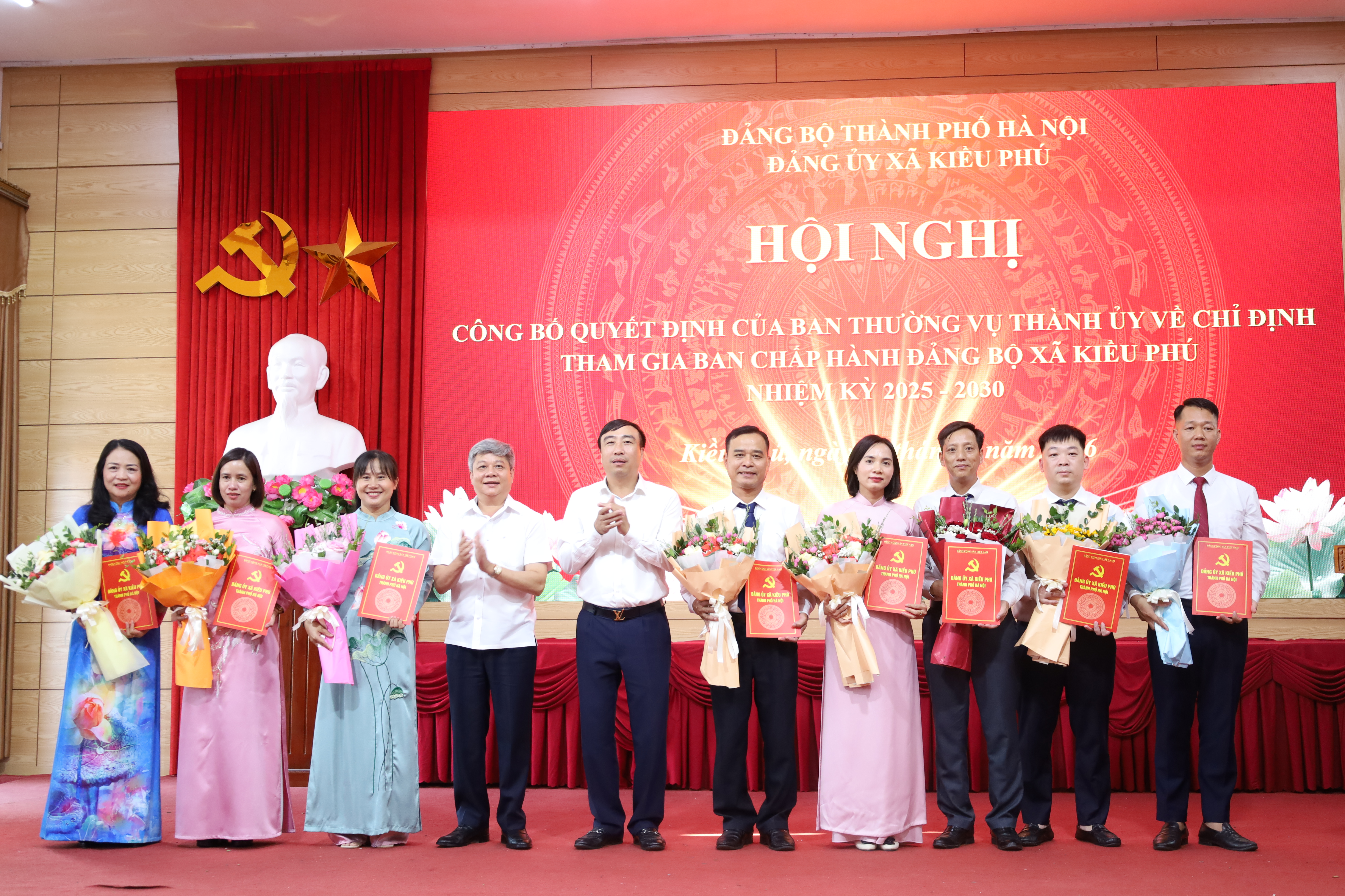 Xã Kiều Phú kiện toàn Ban Chấp hành Đảng bộ, tăng cường sức mạnh lãnh đạo trong giai đoạn mới