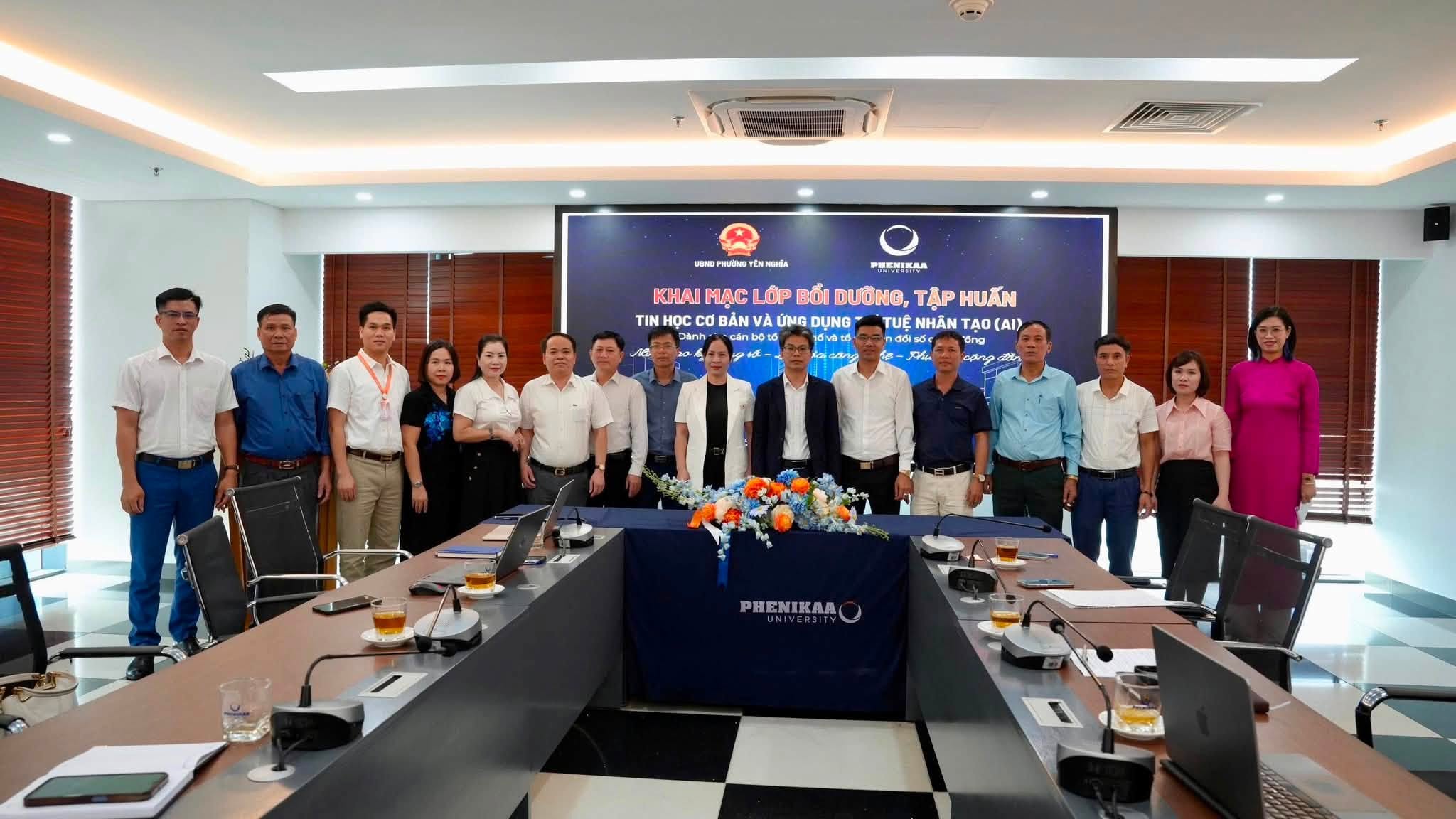 Phường Yên Nghĩa đưa kỹ năng số, trí tuệ nhân tạo đến đội ngũ cán bộ tổ dân phố