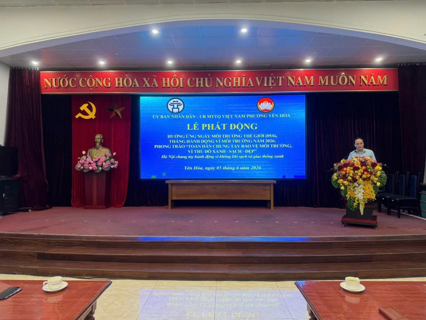 Phường Yên Hòa lan tỏa hành động xanh, chung sức xây dựng môi trường đô thị văn minh