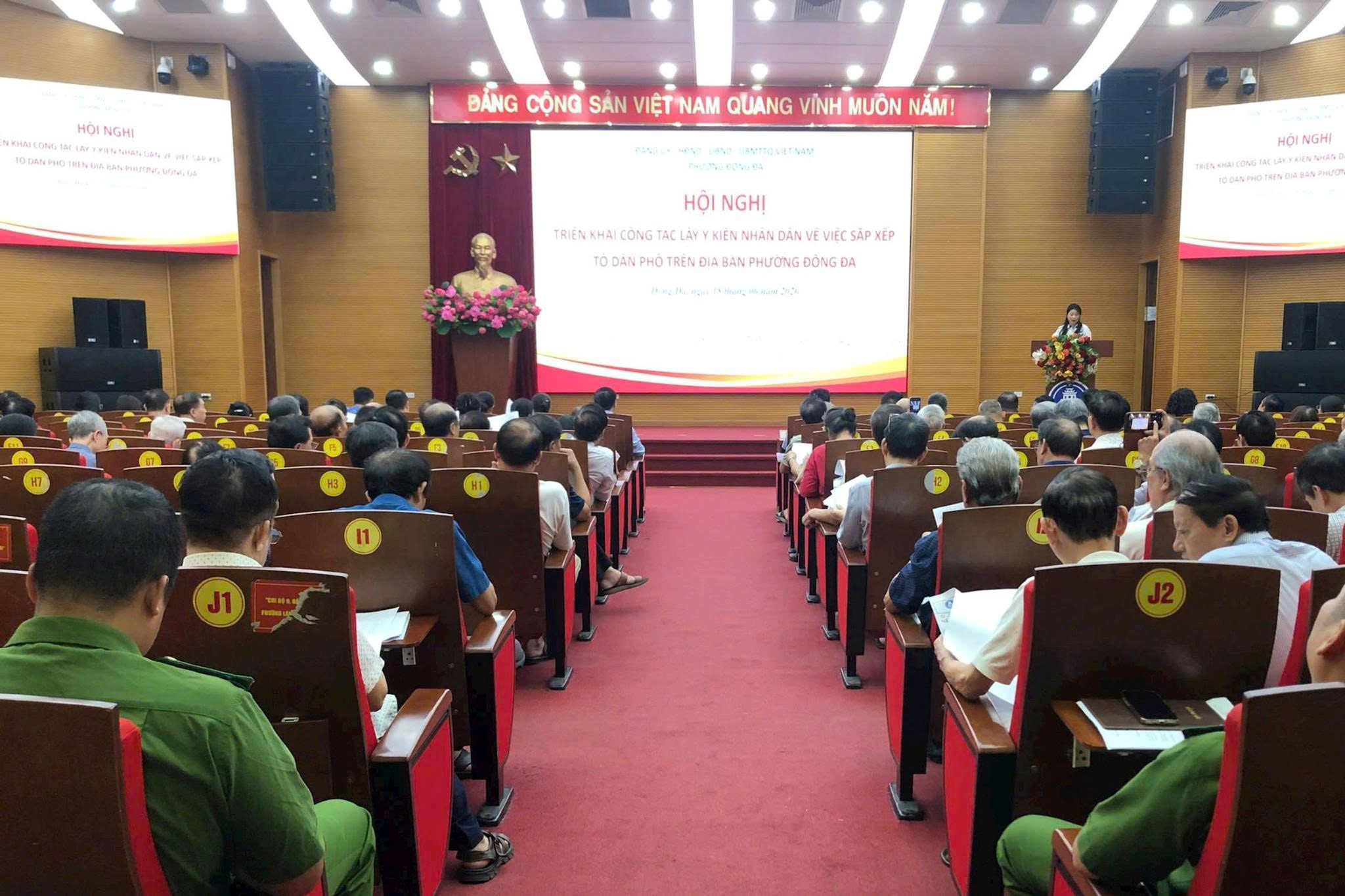 Phường Đống Đa lấy ý kiến nhân dân, hướng tới tổ chức lại 77 tổ dân phố thành 23 tổ