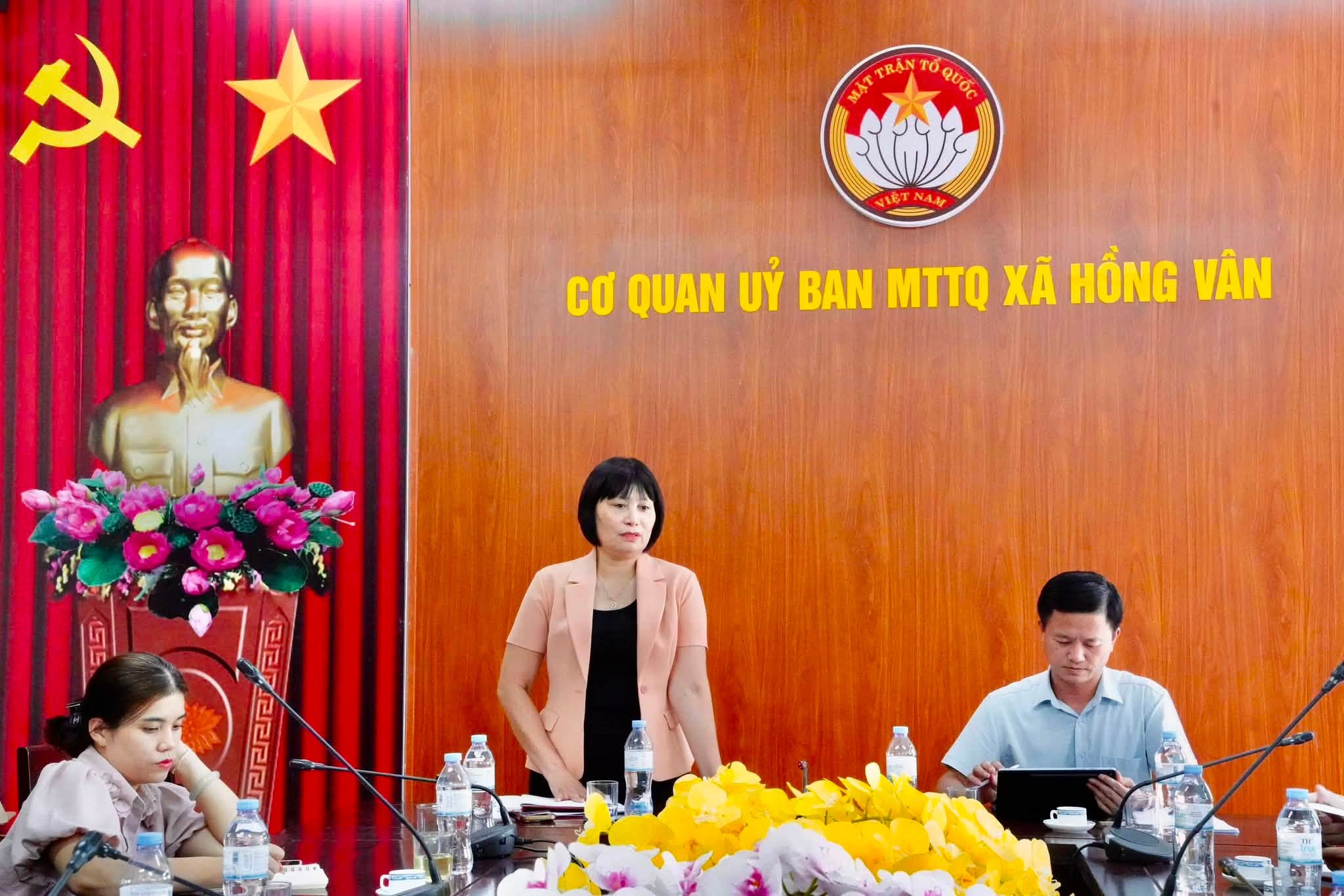 Xã Hồng Vân phát huy vai trò MTTQ, hướng mạnh hoạt động về cơ sở và người dân