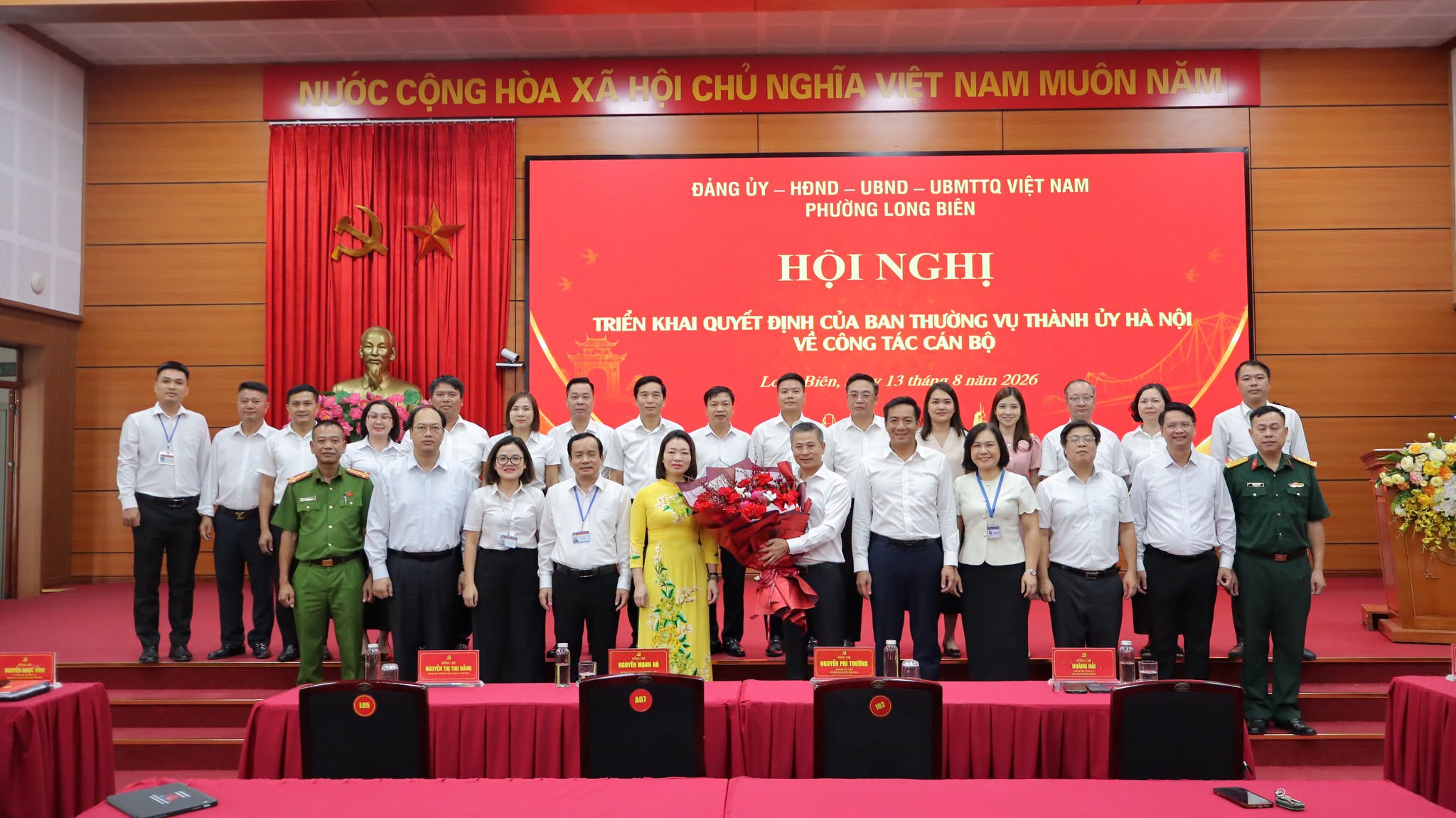 Phường Long Biên kiện toàn Bí thư Đảng ủy, tạo động lực cho chặng đường phát triển mới