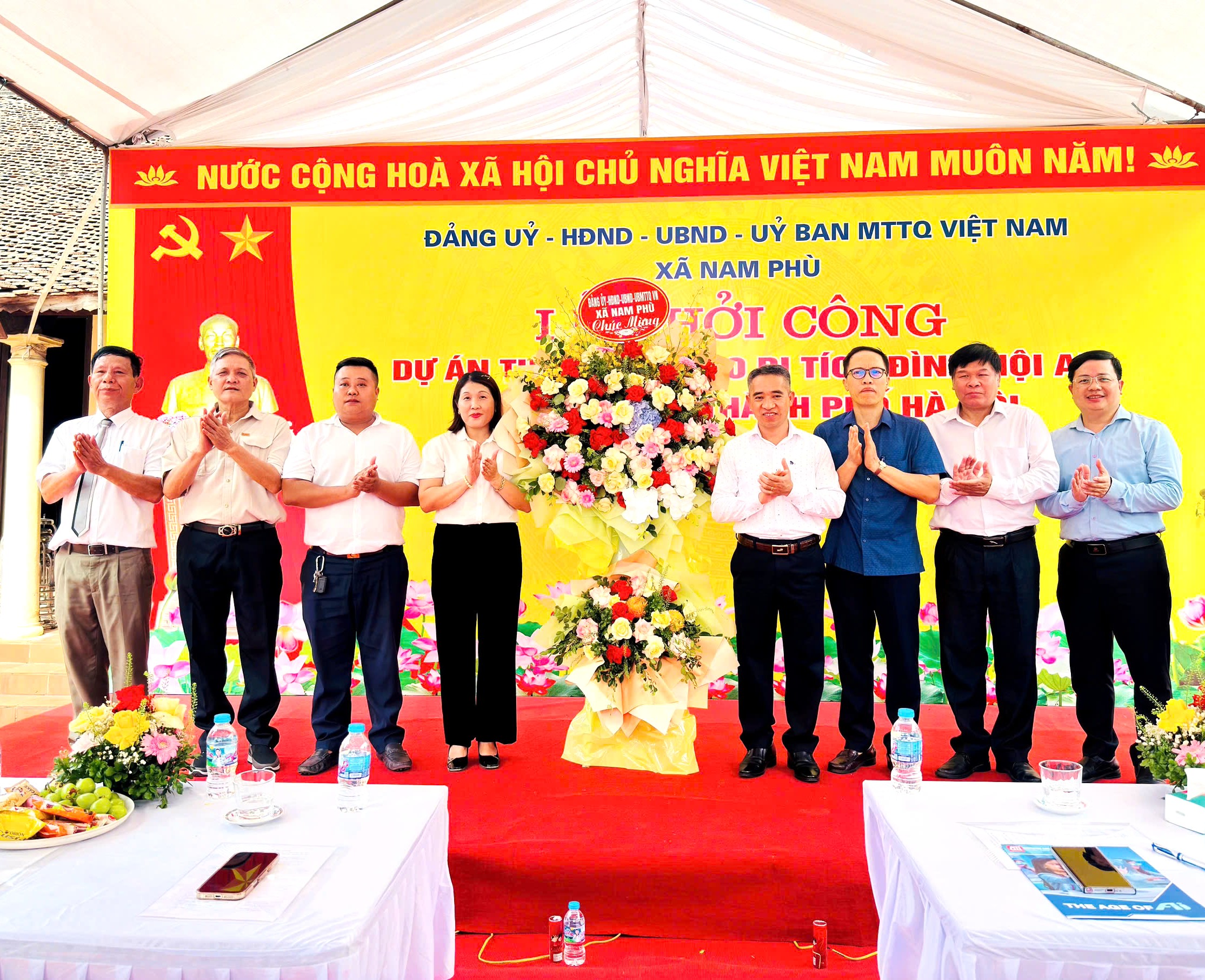 Xã Nam Phù khởi công tu bổ Đình Nội Am, gìn giữ không gian di sản cho các thế hệ mai sau