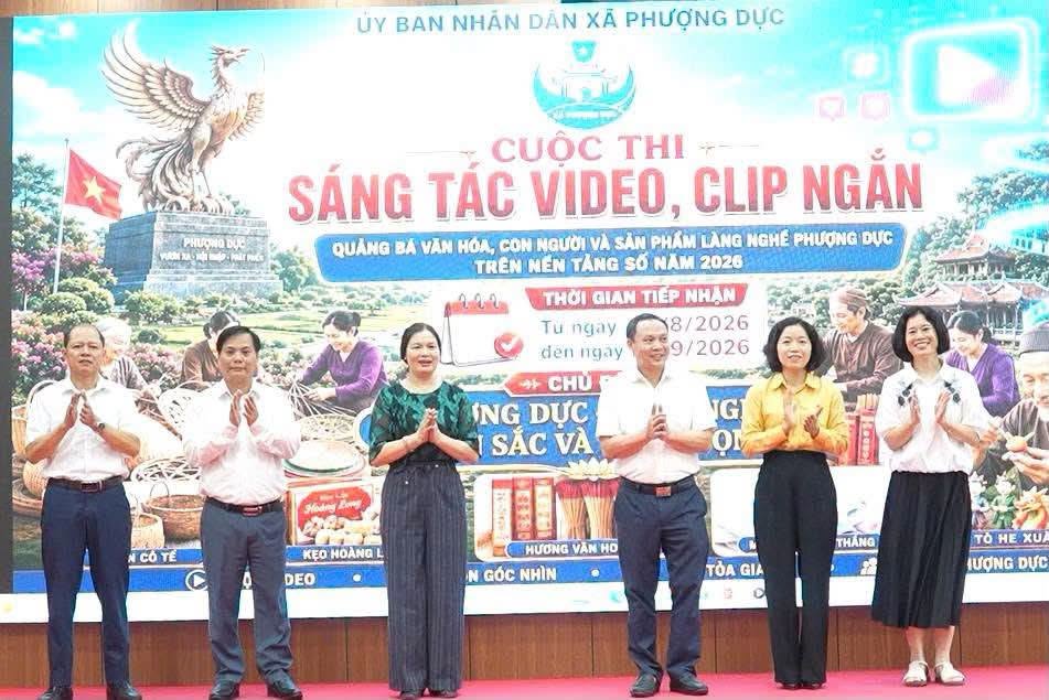 Xã Phượng Dực đưa bản sắc làng nghề lên không gian số, lan tỏa câu chuyện quê hương qua video ngắn