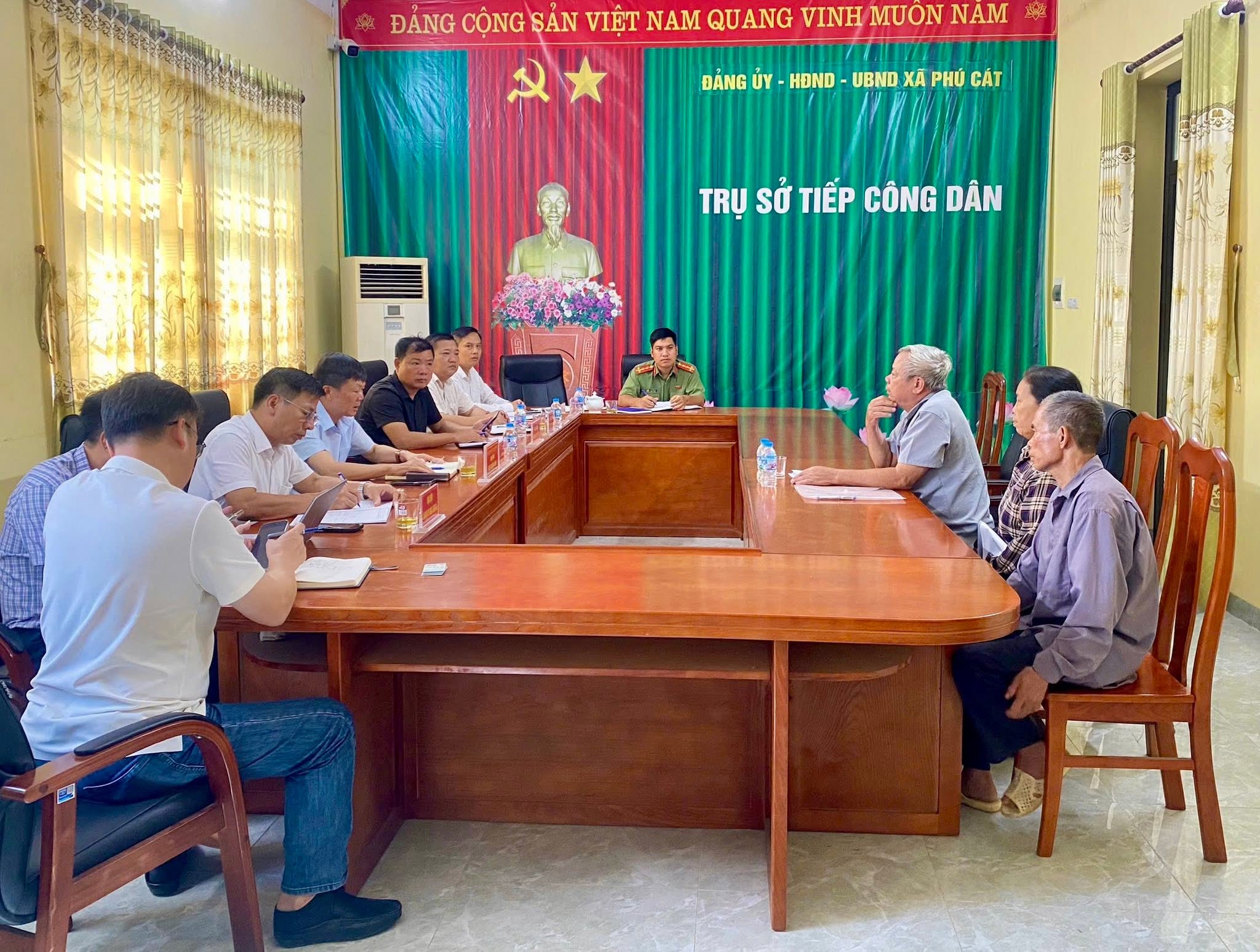 Xã Phú Cát tập trung tháo gỡ kiến nghị của người dân từ các buổi tiếp công dân