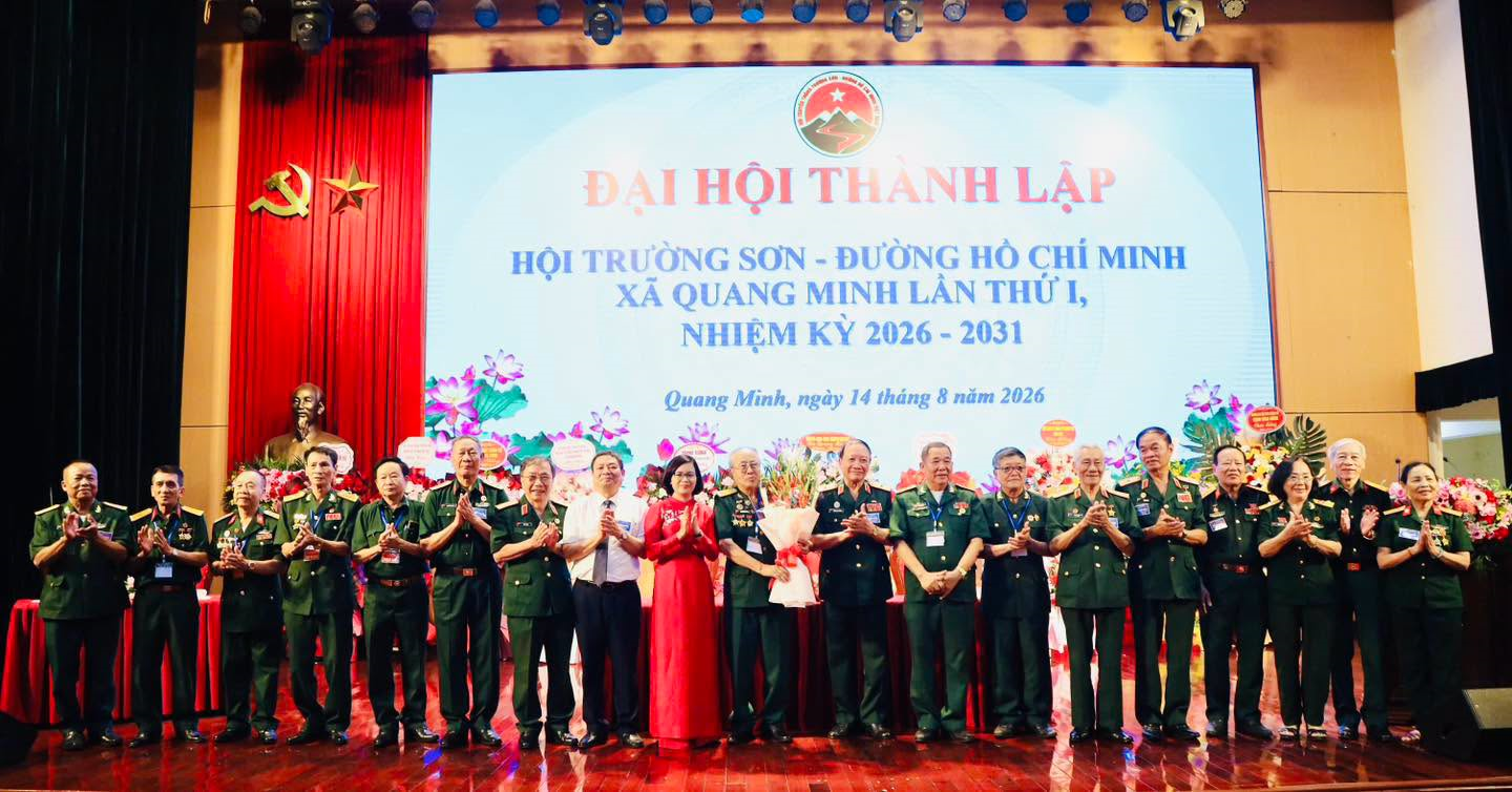 Xã Quang Minh thành lập Hội Trường Sơn - Đường Hồ Chí Minh, tiếp tục phát huy truyền thống “Bộ đội Cụ Hồ”