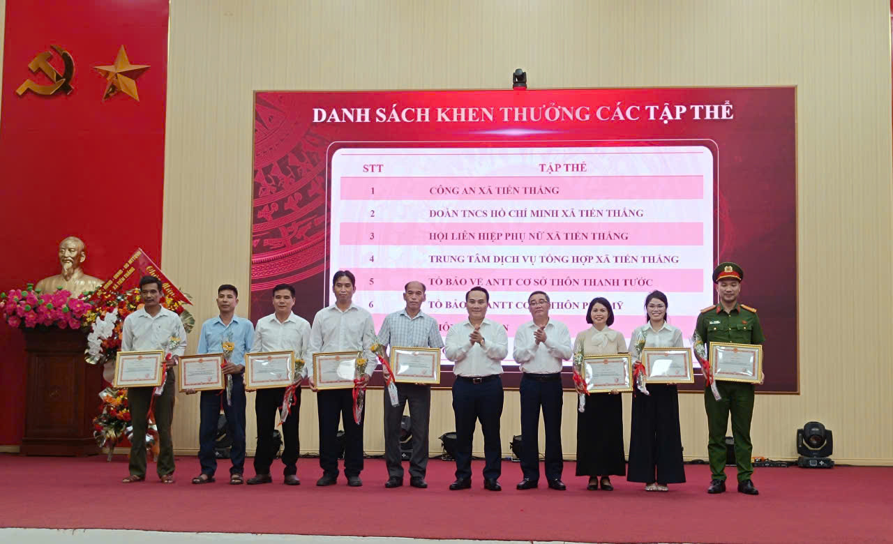 Xã Tiến Thắng: Lan tỏa phong trào toàn dân bảo vệ an ninh Tổ quốc