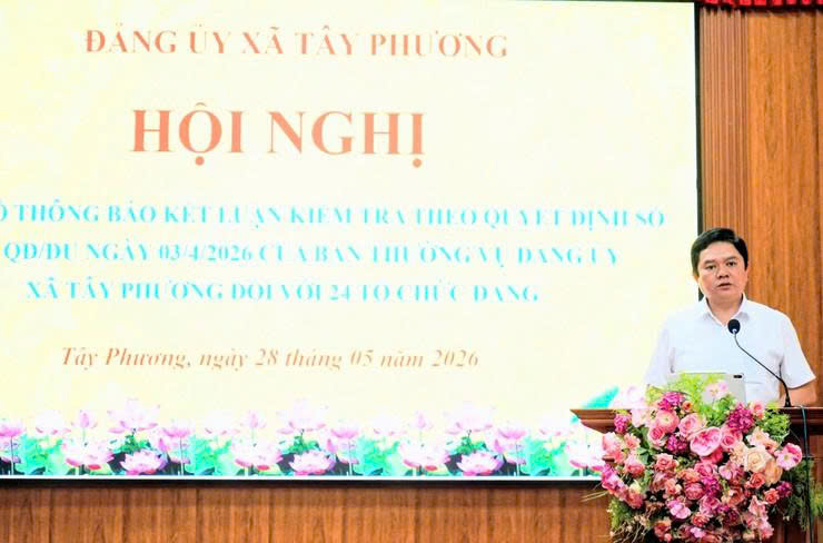 Xã Tây Phương nâng sức chiến đấu của tổ chức đảng từ cơ sở