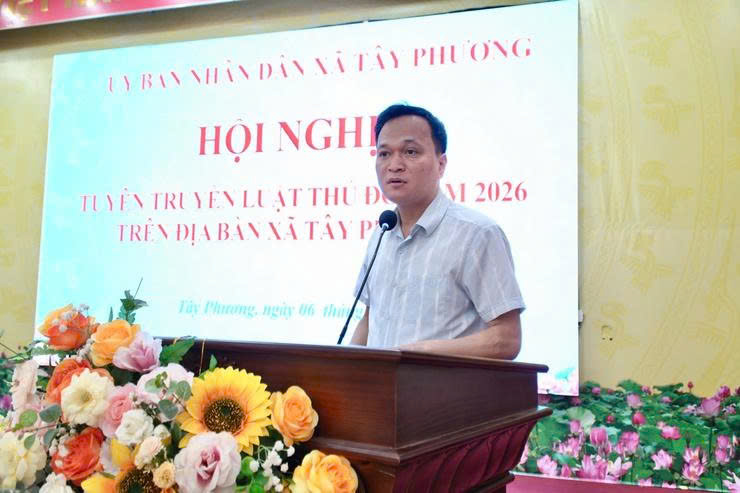 Xã Tây Phương đưa những điểm mới của Luật Thủ đô năm 2026 đến gần cơ sở