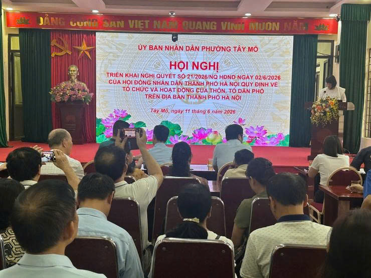 Phường Tây Mỗ sắp xếp lại địa bàn dân cư, tổ dân phố theo hướng đồng bộ, công khai, dân chủ và bảo đảm quyền lợi của người dân