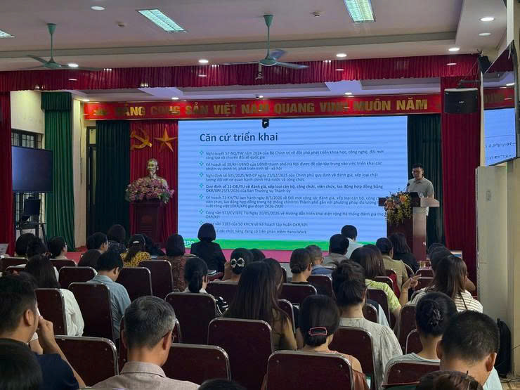 Phường Tây Mỗ đưa OKR/KPI vào quản trị công việc