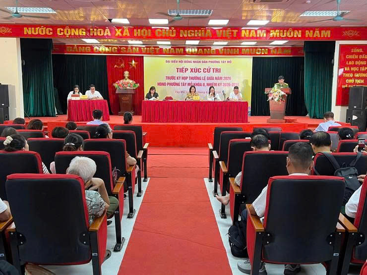 Phường Tây Mỗ lắng nghe kiến nghị của cử tri, tập trung tháo gỡ những vấn đề nóng về hạ tầng và dân sinh