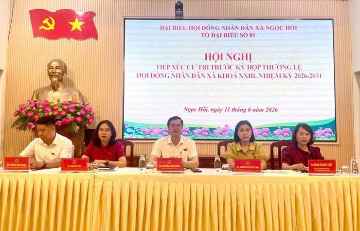 Xã Ngọc Hồi lắng nghe ý kiến của cử tri, tập trung tháo gỡ những vấn đề dân sinh từ cơ sở