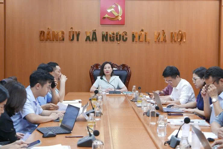 Xã Ngọc Hồi đưa HanoiWork vào quản trị nhiệm vụ, đo lường hiệu suất cán bộ