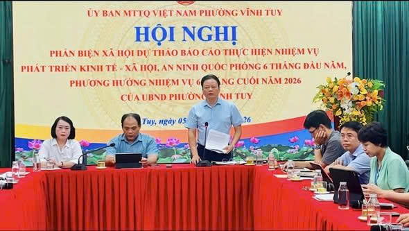 Phường Vĩnh Tuy phát huy phản biện xã hội, tập trung tháo gỡ những vấn đề sát dân sinh