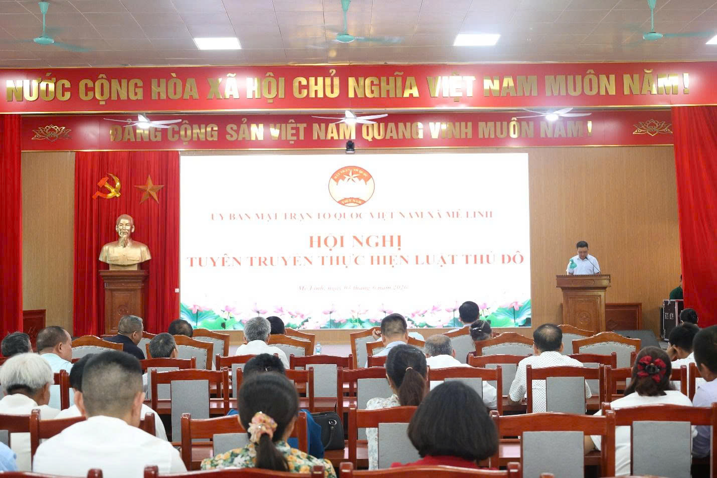 Xã Mê Linh đưa những điểm mới của Luật Thủ đô năm 2026 đến gần hơn với cơ sở
