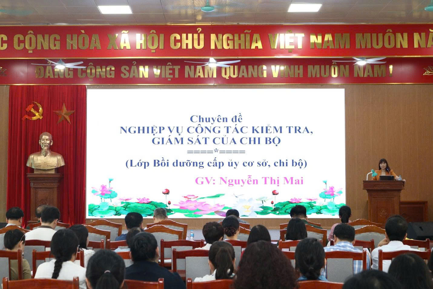 Xã Mê Linh nâng năng lực kiểm tra, giám sát từ từng tổ chức đảng cơ sở