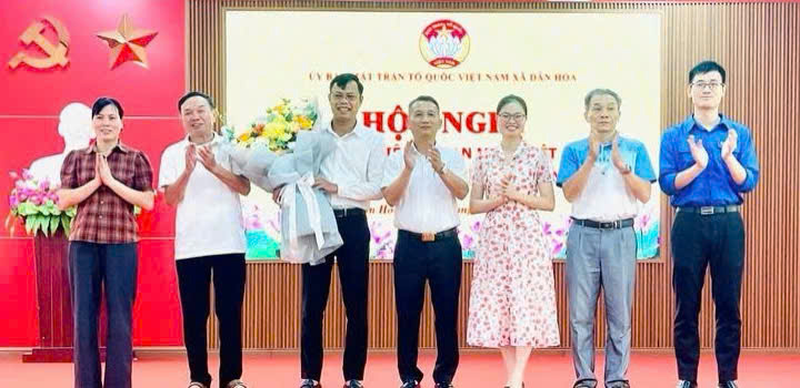 Xã Dân Hòa kiện toàn nhân sự Ủy ban MTTQ Việt Nam nhiệm kỳ 2024-2029