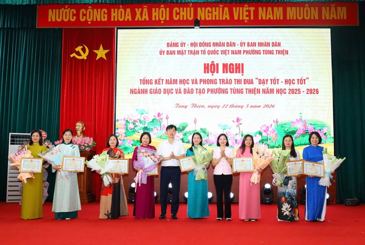 Phường Tùng Thiện lan tỏa phong trào “Dạy tốt - Học tốt”, tạo đà nâng chất lượng giáo dục