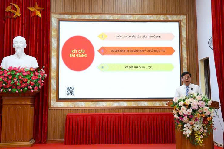 Xã Chương Dương đưa Luật Thủ đô năm 2026 đến gần hơn với cán bộ và cơ sở
