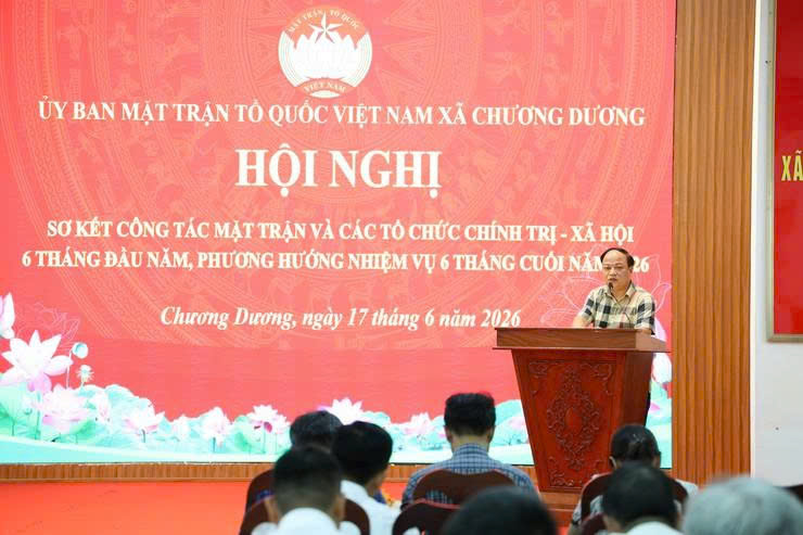 Xã Chương Dương hướng mạnh hoạt động Mặt trận về cơ sở, chăm lo thiết thực quyền lợi của nhân dân