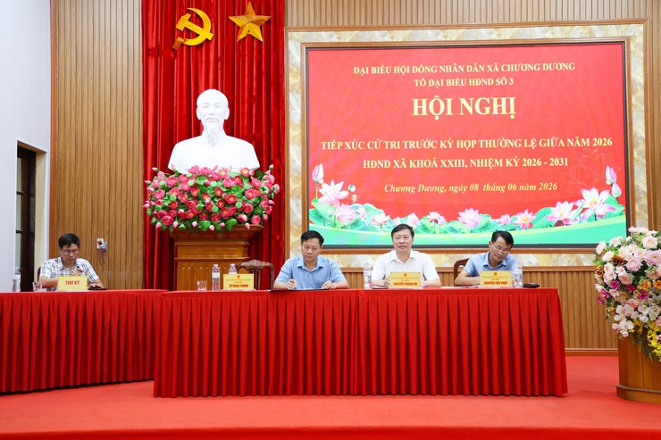 Xã Chương Dương lắng nghe kiến nghị của cử tri, tập trung tháo gỡ những vấn đề thiết thực từ cơ sở