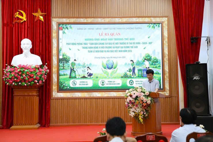 Xã Chương Dương lan tỏa hành động xanh, chung sức xây dựng môi trường sống bền vững