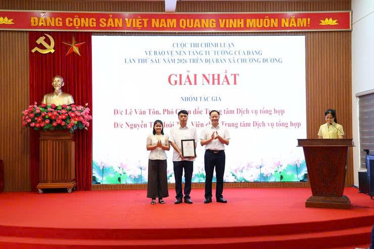 Xã Chương Dương tạo sức lan tỏa từ những tác phẩm bảo vệ nền tảng tư tưởng của Đảng