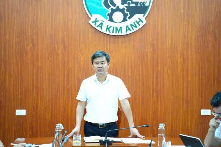 Xã Kim Anh tăng tốc giải ngân đầu tư công, siết kỷ cương quản lý trong 6 tháng cuối năm