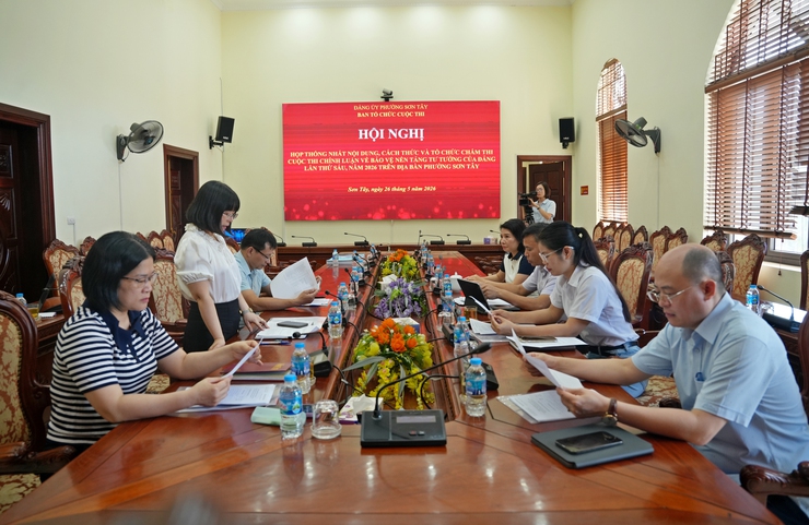 Phường Sơn Tây lựa chọn 74 tác phẩm vào vòng chấm Cuộc thi chính luận bảo vệ nền tảng tư tưởng của Đảng