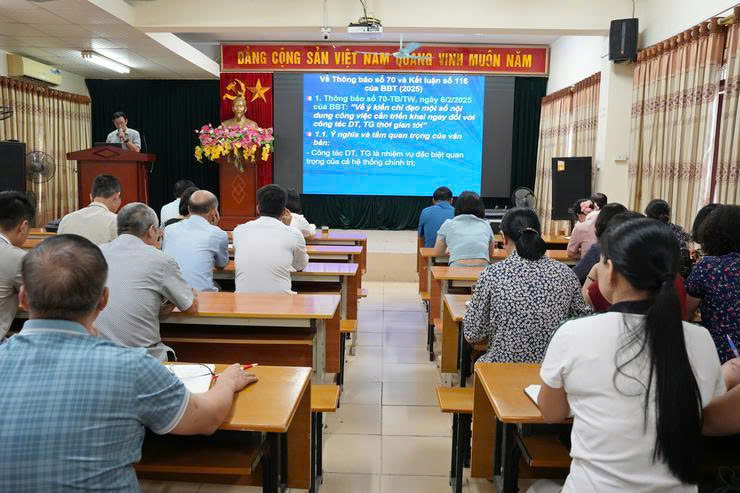 Phường Sơn Tây nâng cao kỹ năng xử lý vấn đề tôn giáo từ cơ sở