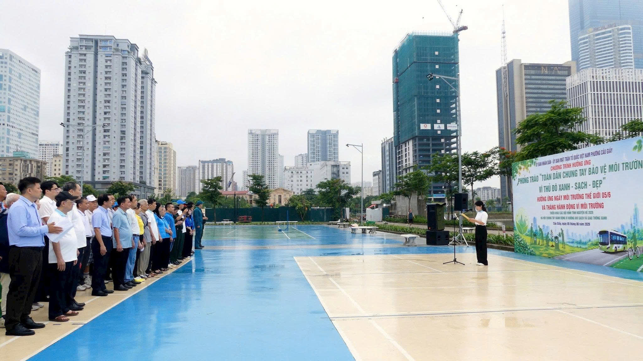 Phường Cầu Giấy lan tỏa hành động xanh từ cộng đồng, chung sức làm đẹp không gian đô thị