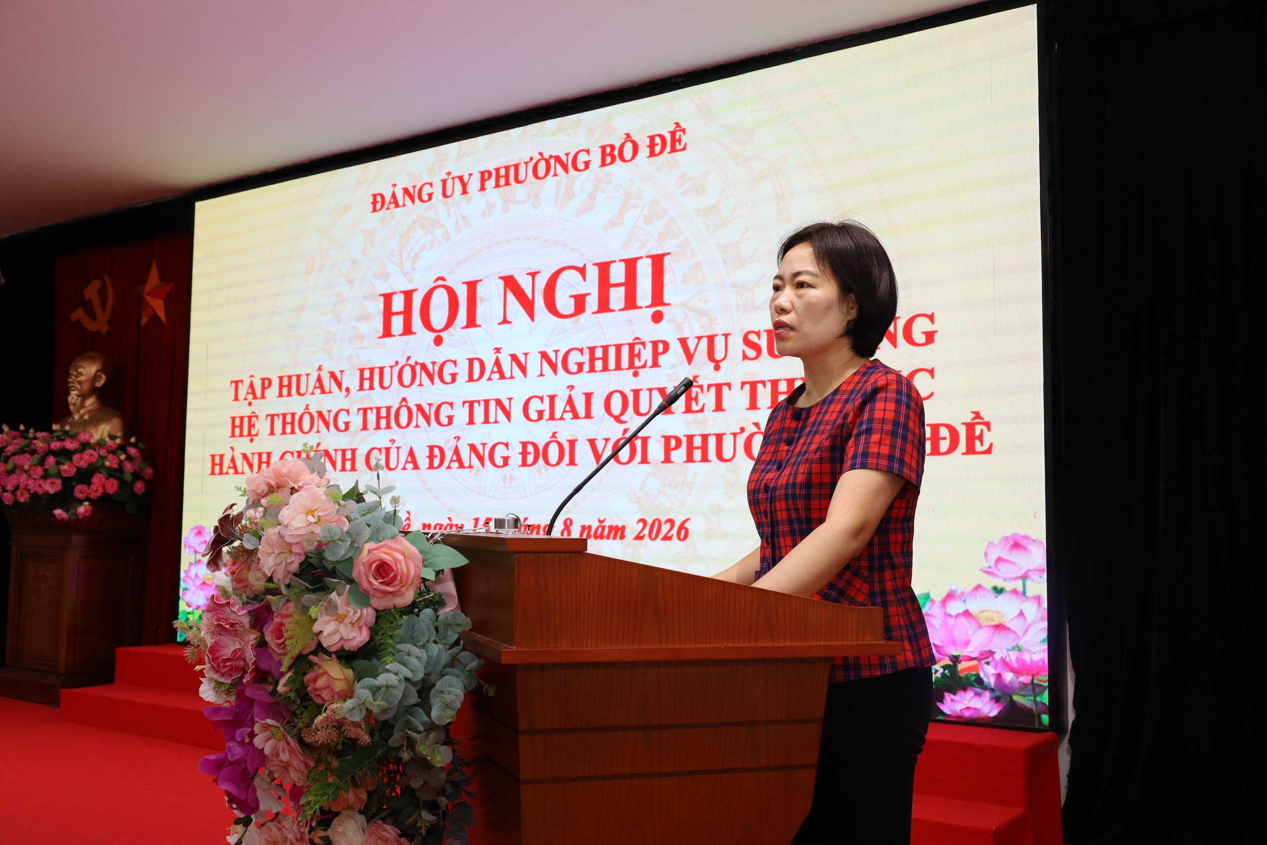 Phường Bồ Đề đưa 4 thủ tục của Đảng lên môi trường số, tăng tốc từ từng chi bộ