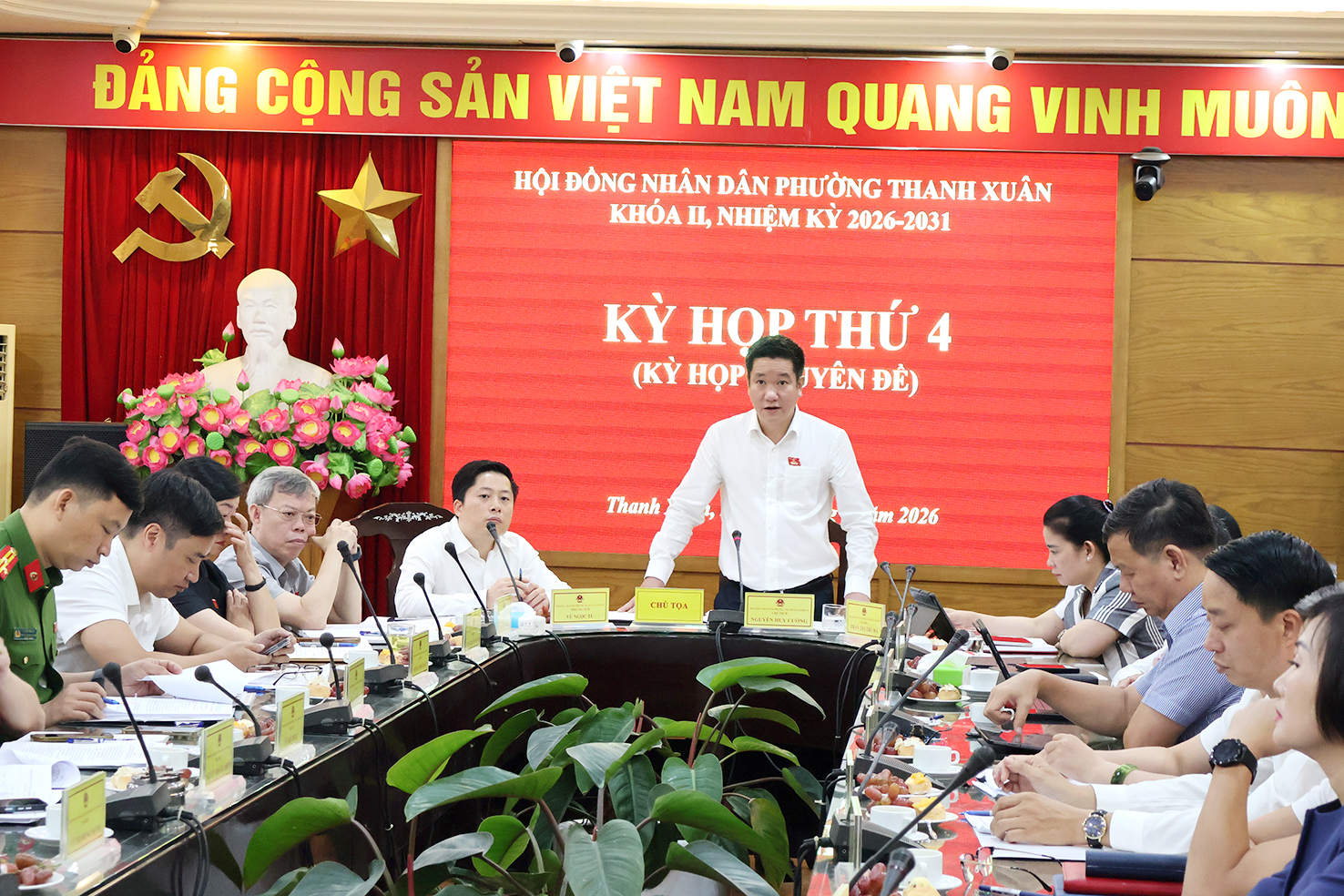 HĐND phường Thanh Xuân quyết nghị điều chỉnh đầu tư công