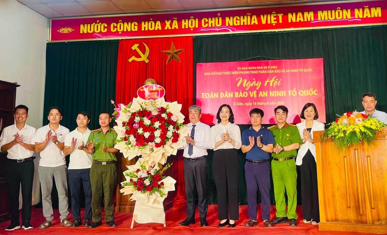 Xã Ô Diên phát huy sức dân, xây dựng vững chắc thế trận an ninh từ cơ sở