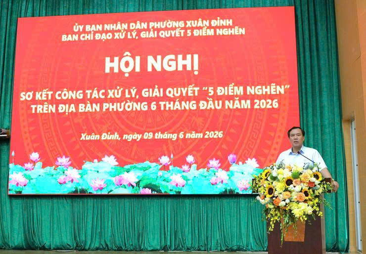 Phường Xuân Đỉnh chuyển biến rõ nét trong xử lý 5 “điểm nghẽn” đô thị