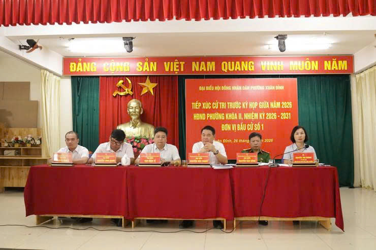 Phường Xuân Đỉnh lắng nghe cử tri, tập trung tháo gỡ những vấn đề dân sinh từ cơ sở