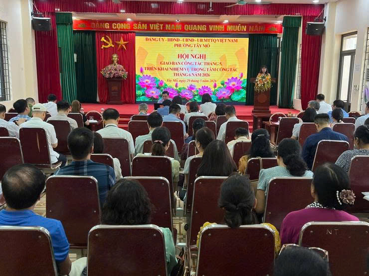 Phường Tây Mỗ tập trung xử lý điểm nghẽn, giải quyết kịp thời những vấn đề dân sinh từ cơ sở