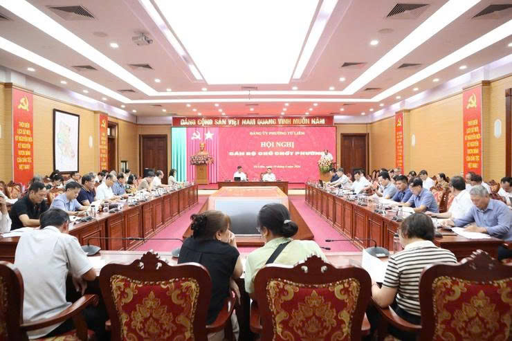 Phường Từ Liêm kiện toàn tổ chức Đảng, dự kiến sắp xếp 76 chi bộ tổ dân phố còn 39 chi bộ