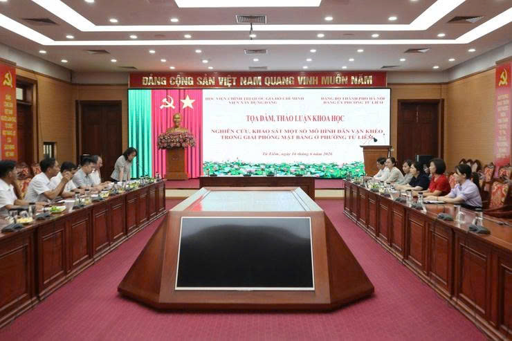 Phường Từ Liêm phát huy “Dân vận khéo”, tạo đồng thuận trong giải phóng mặt bằng