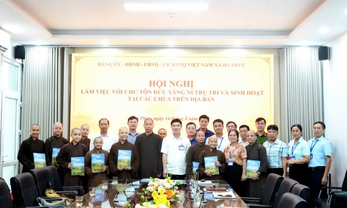 Xã Đa Phúc tăng cường gắn kết với các cơ sở Phật giáo, tạo đồng thuận trong phát triển địa phương