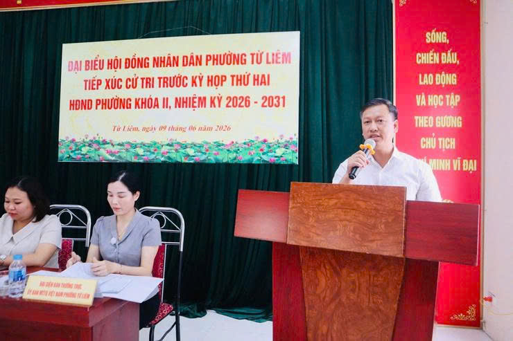 Phường Từ Liêm lắng nghe ý kiến của cử tri, tập trung tháo gỡ những vấn đề dân sinh